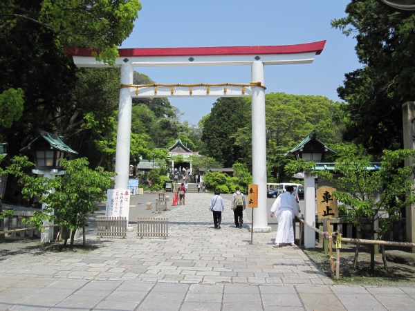 鎌倉宮の鳥居