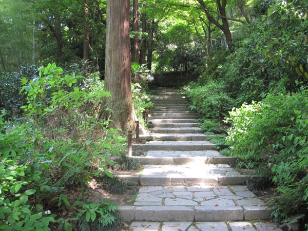 瑞泉寺への山道