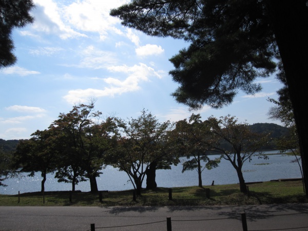 南湖公園の風景