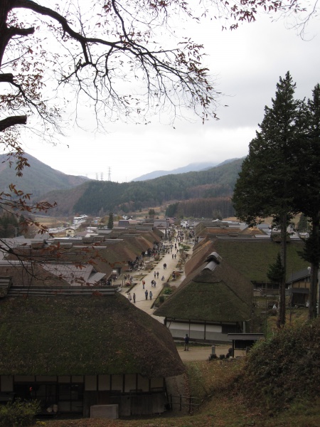 大内宿の全景