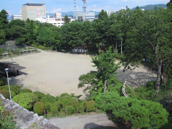 盛岡城からの展望