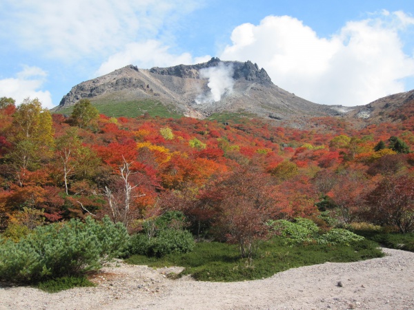 那須岳の姥が平