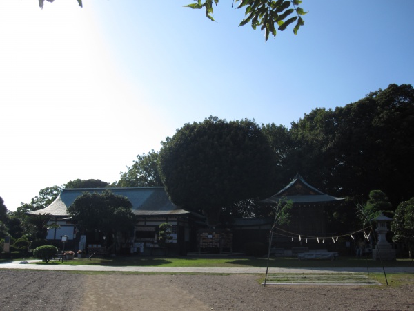 足利市織姫神社境内風景