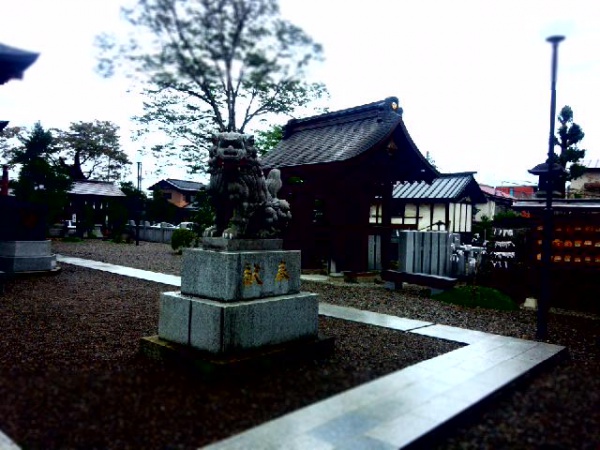 鹿沼市今宮神社境内風景