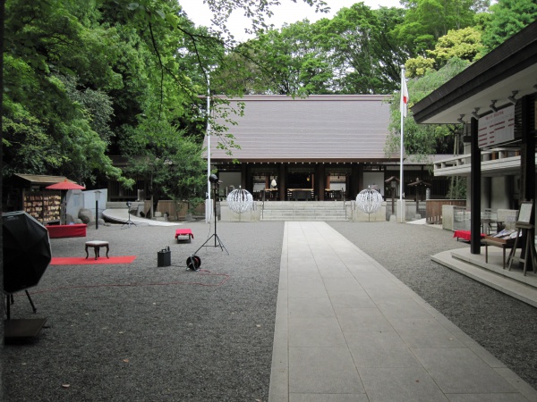 港区乃木神社拝殿