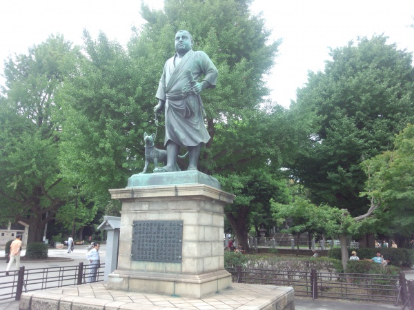 上野公園の西郷隆盛像