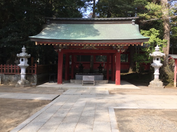 香取神宮の手水舎