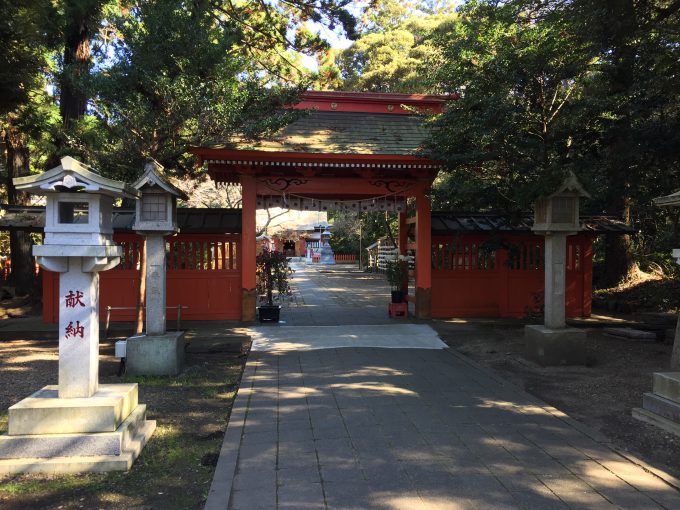 息栖神社の神門