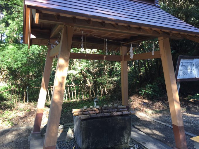 息栖神社の手水舎