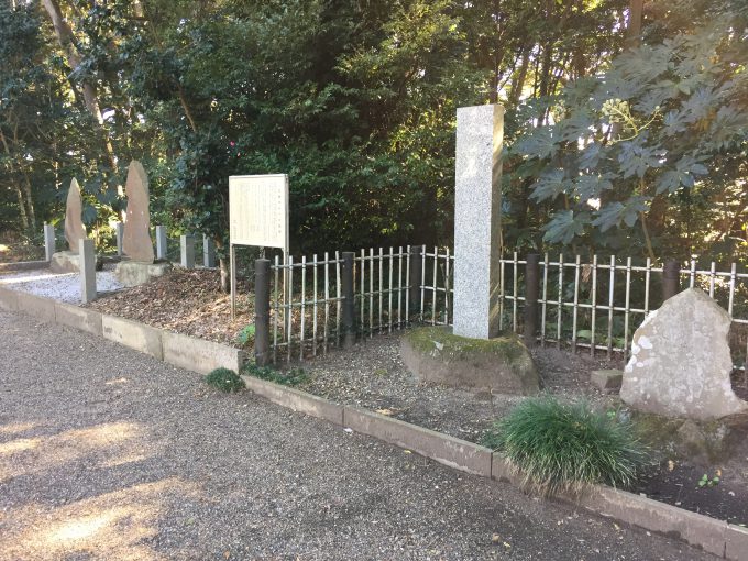 息栖神社の息栖ゆかりの歌碑