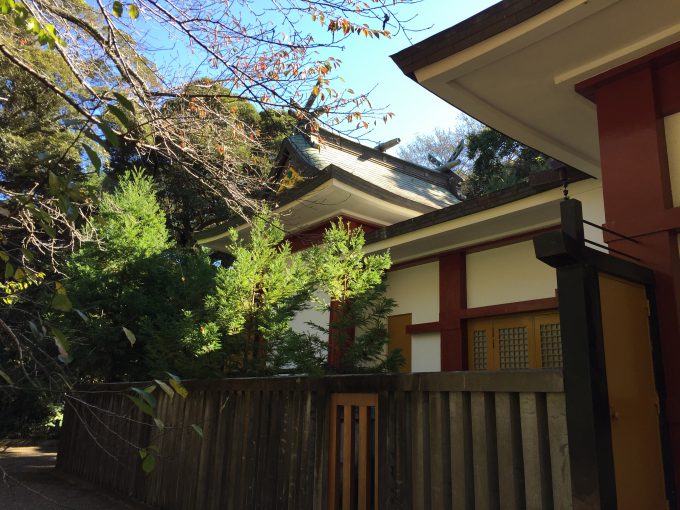 息栖神社の拝殿