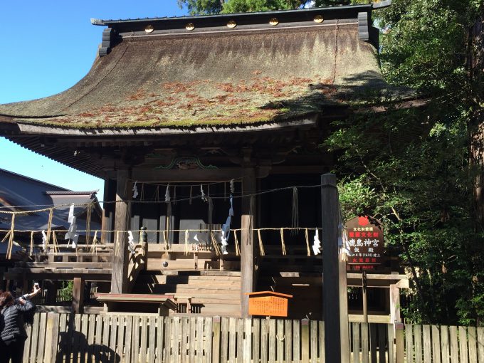 鹿島神宮の仮殿