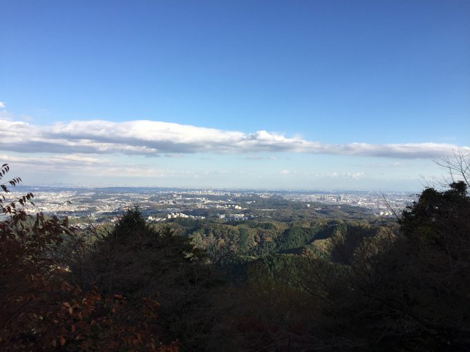 高尾山薬王院からの遠景