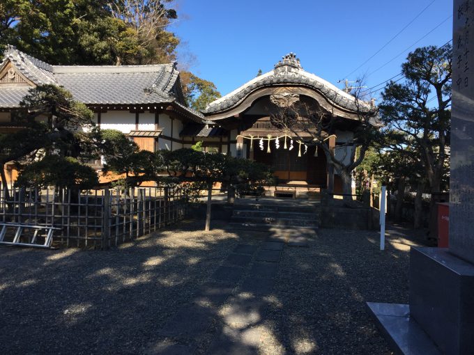 玉前神社の斎館