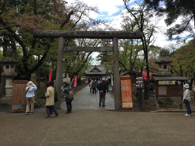 眞田神社の鳥居