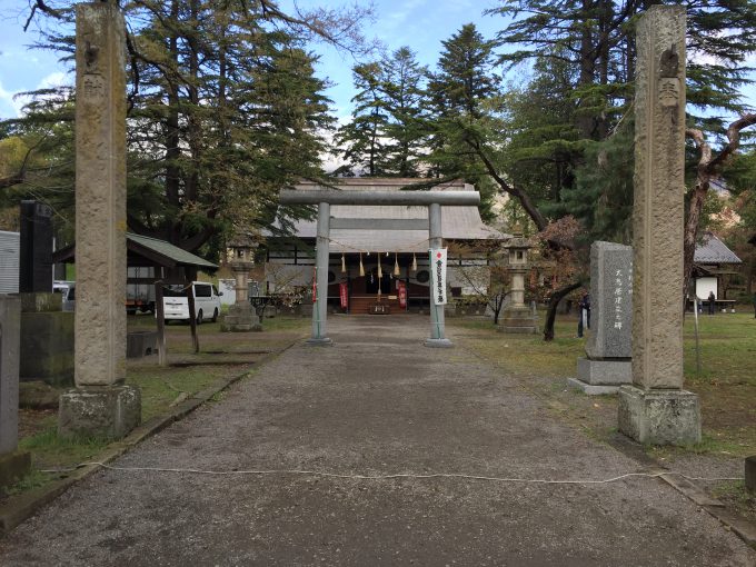 上田城内の招魂社